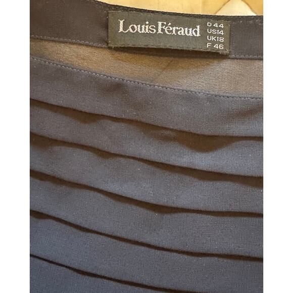 LOUIS FERAUD Vintage Tiered Pleated Camisole Tank EUR Size 14 - Picture 3 of 3